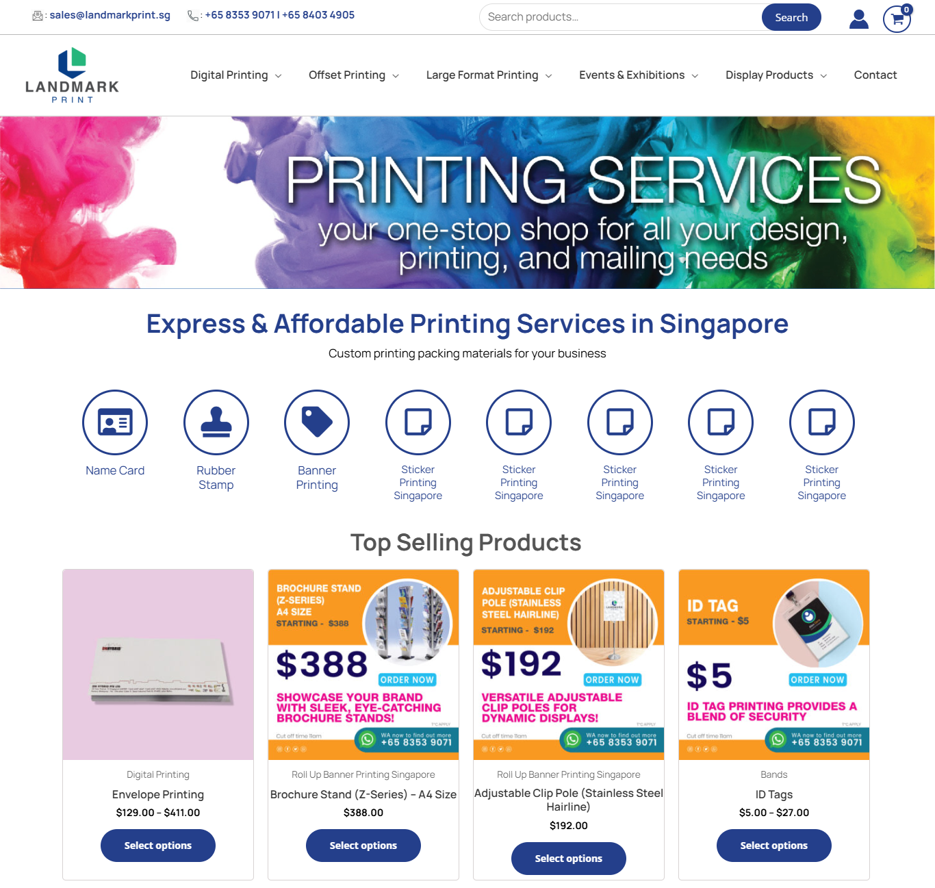 landmarkprint.sg (Google.SG) Singapore